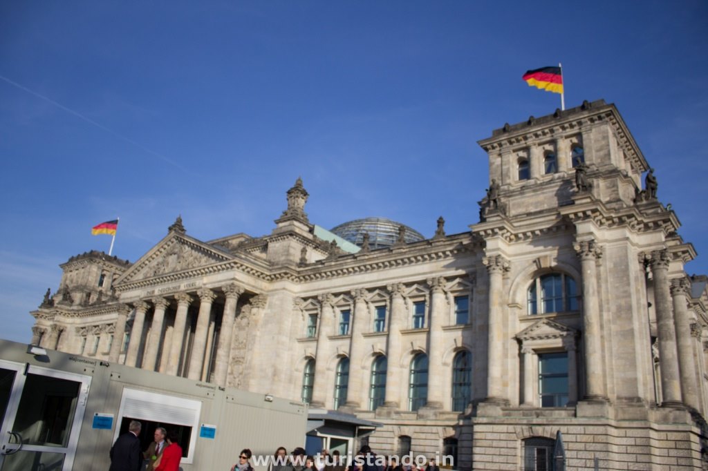Visitando o Reichstag em Berlim